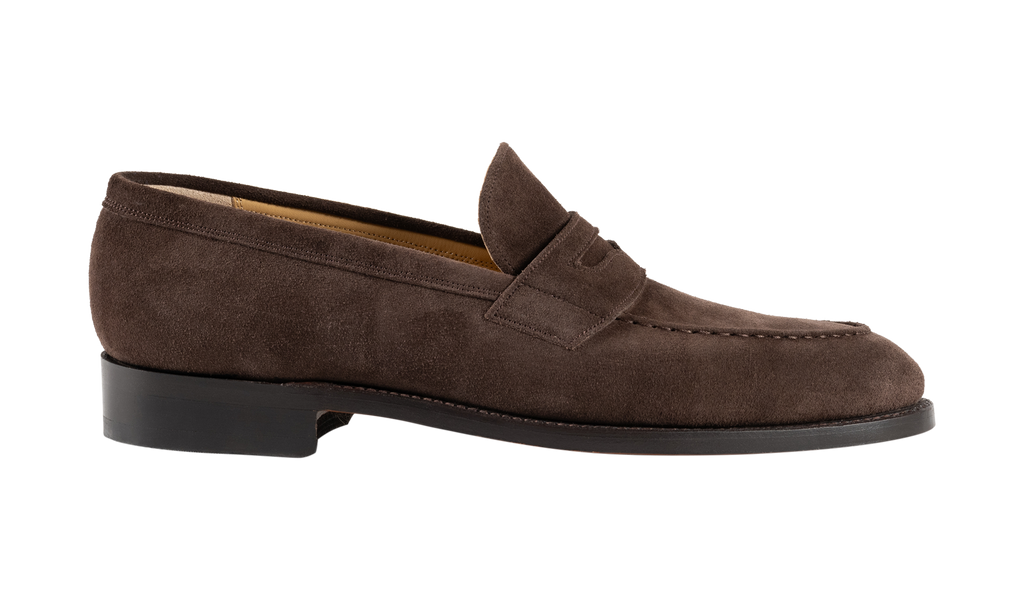 Braunton - Dark Brown Suede, view 2
