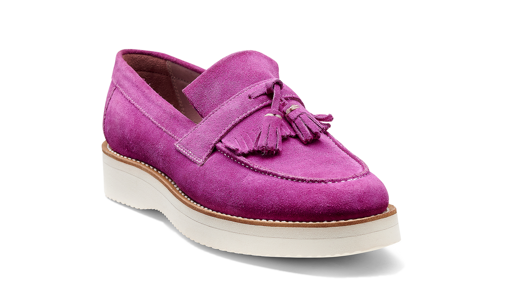 Abbie - Fuchsia Suede, view 1