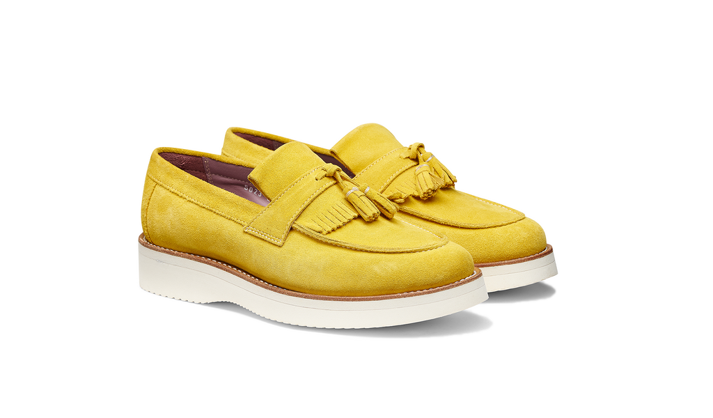 Abbie - Yellow Suede, view 2