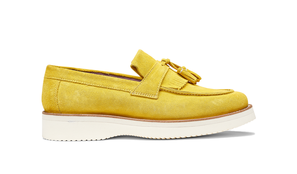 Abbie - Yellow Suede, view 3