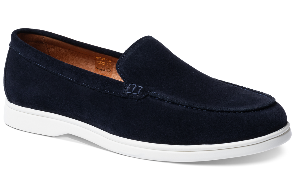 Bilbao - Navy Suede, view 1