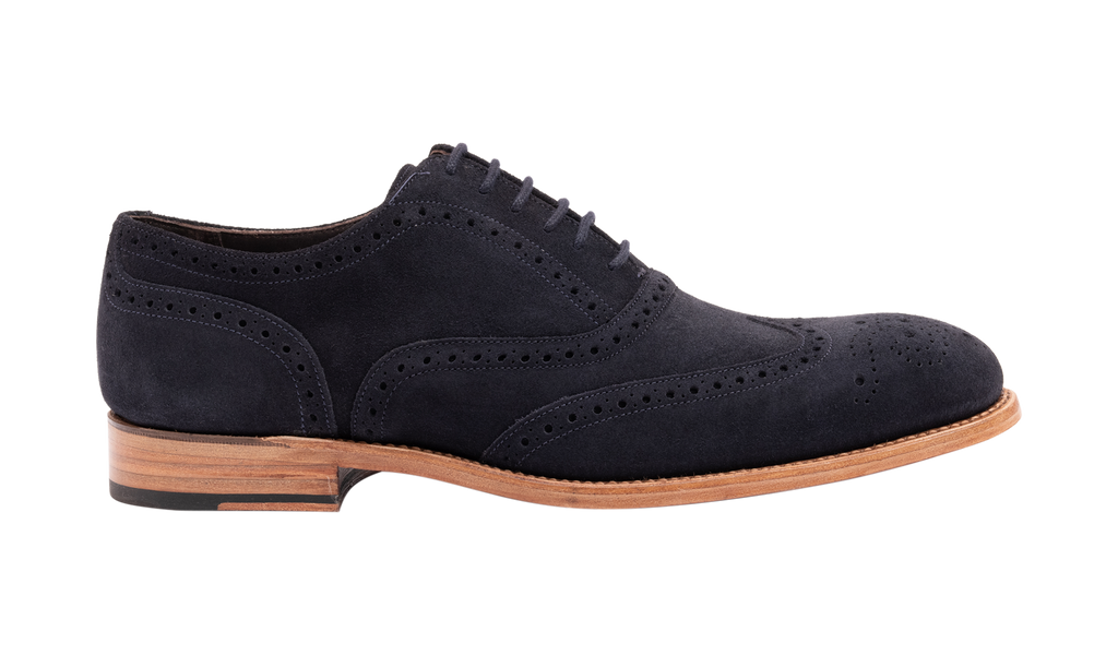 Brando 2 - Navy Suede, view 3