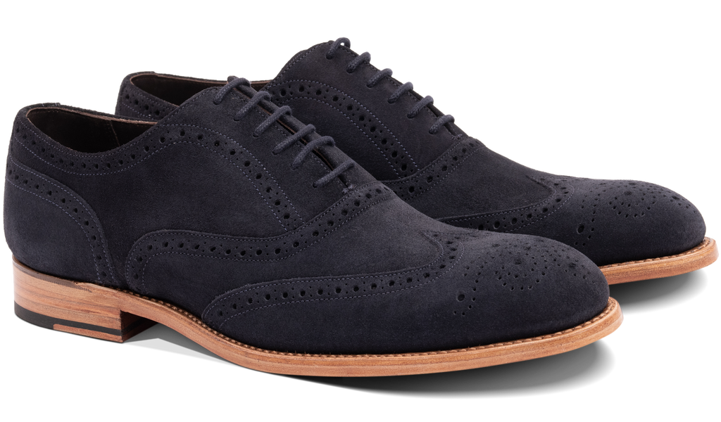 Brando 2 - Navy Suede, view 2