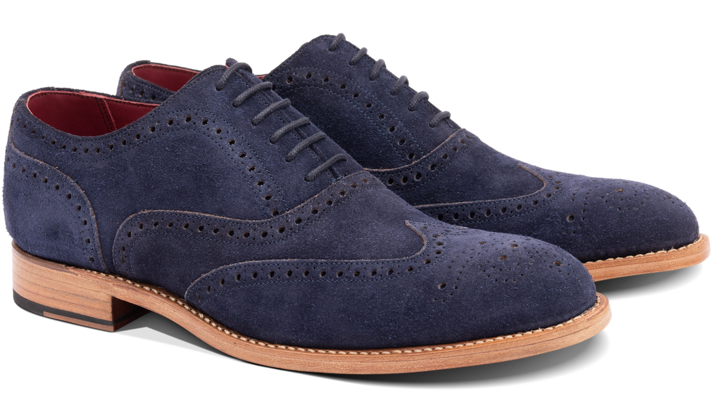 Brando 2 - Navy Suede Cola Punch, view 1