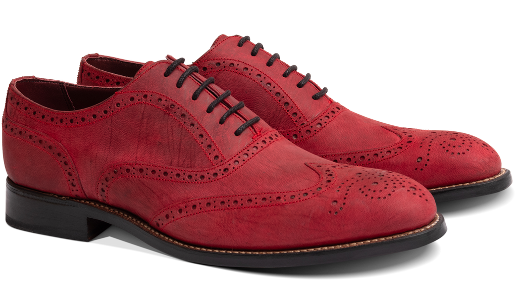 Brando 2 Red Waxy Calf Barker Shoes UK