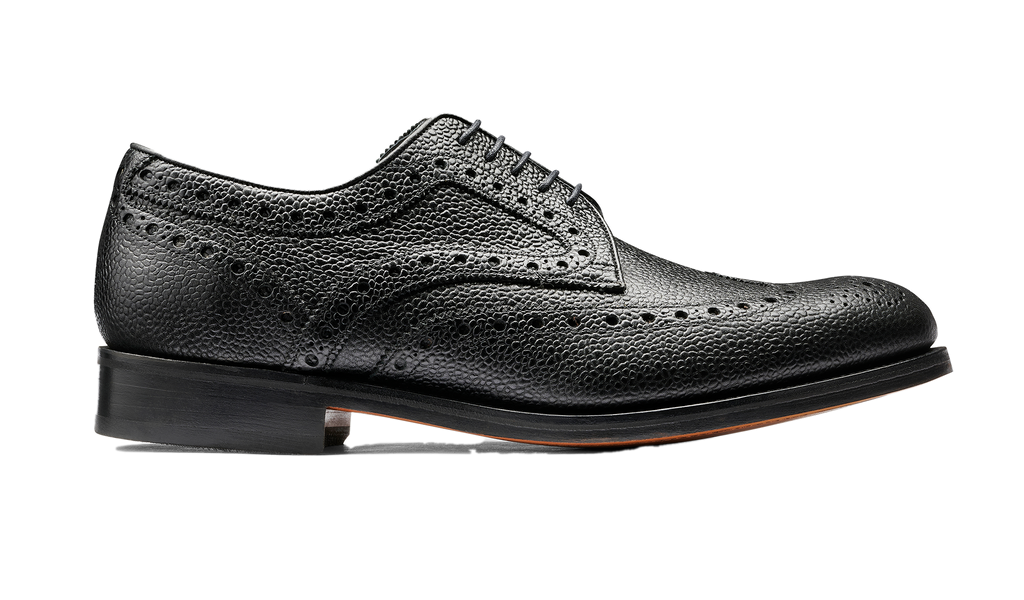 Blair Black Grain Barker Shoes UK