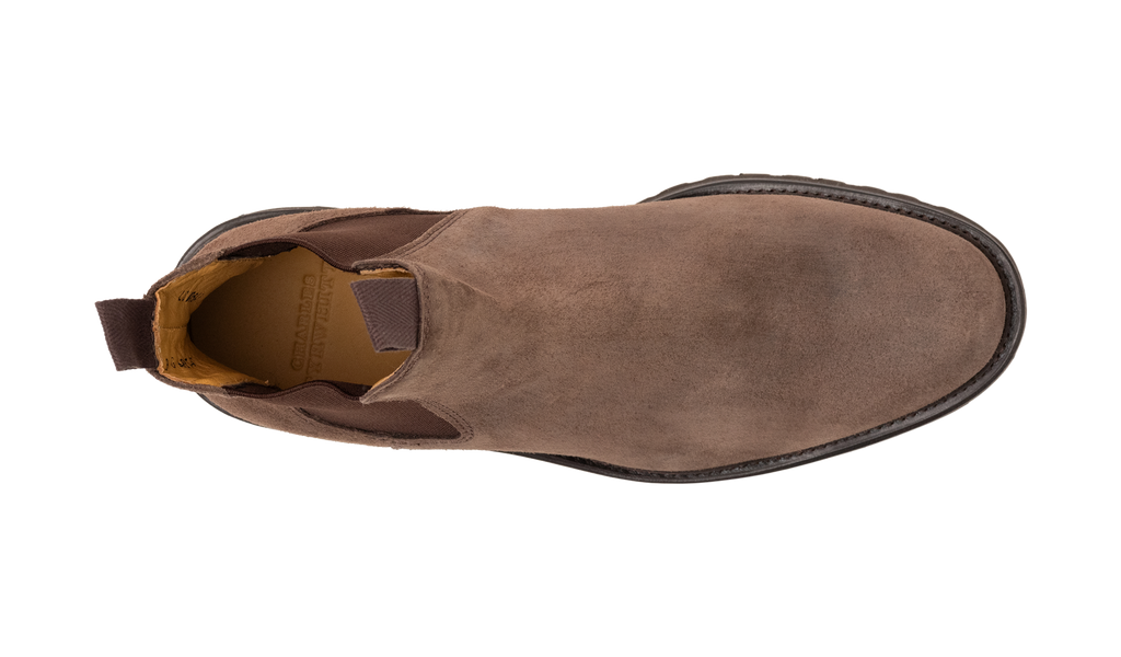 Camborne - Brown Waxy Suede, view 2