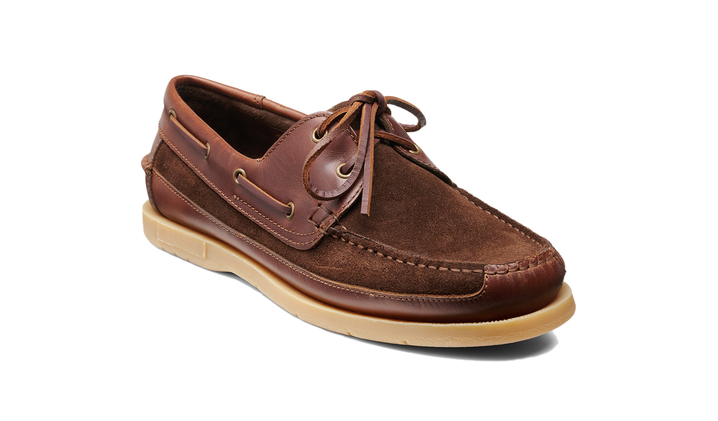 Dexter - Cognac Leather Coffee Suede, view 1