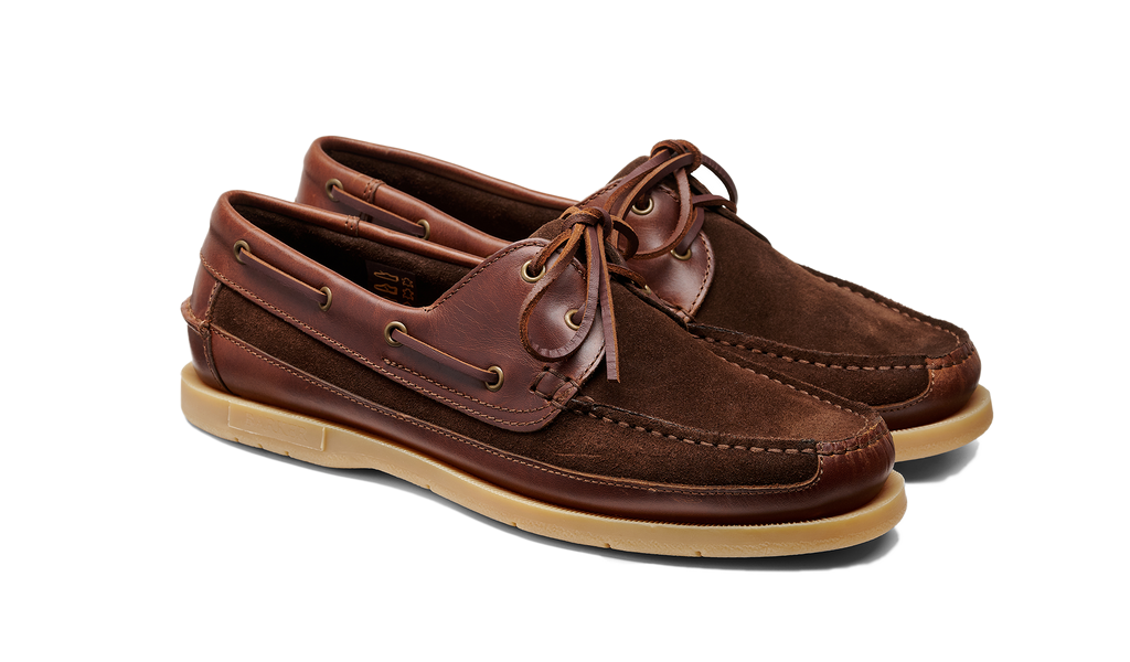 Dexter - Cognac Leather Coffee Suede, view 3