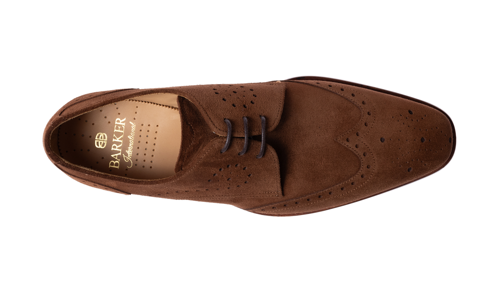 George Old Snuff Suede Barker Shoes UK - Main Image
