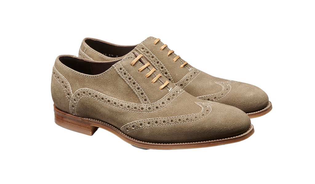 Grant Taupe Suede Barker Shoes UK