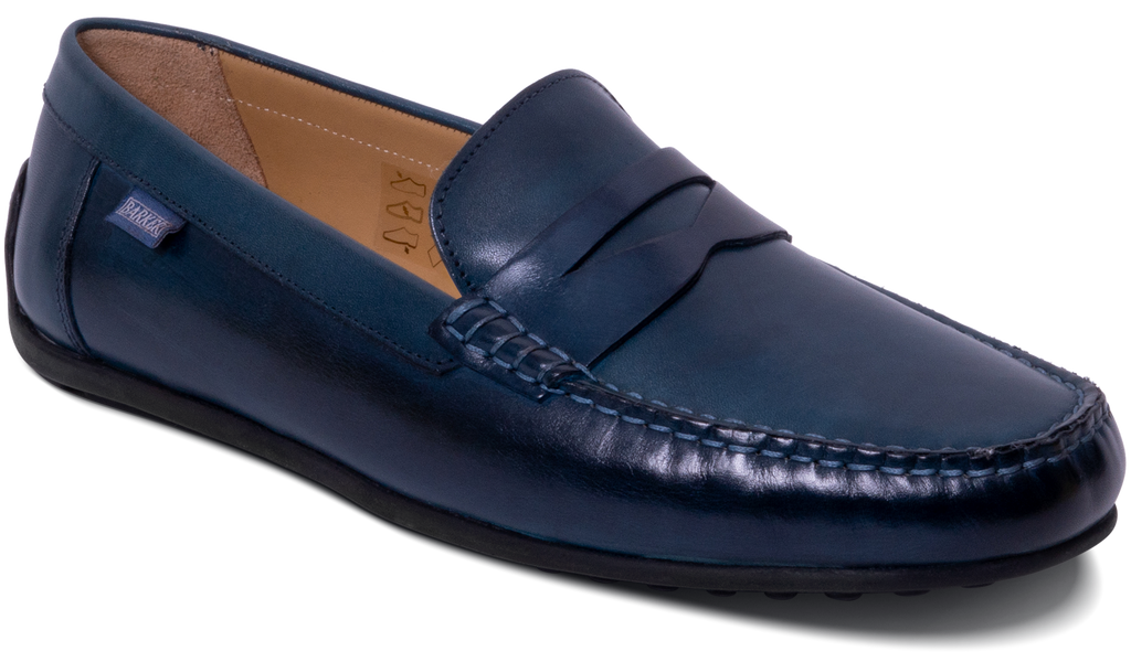 Jamie - Navy Handpainted | Barker Shoes UK
