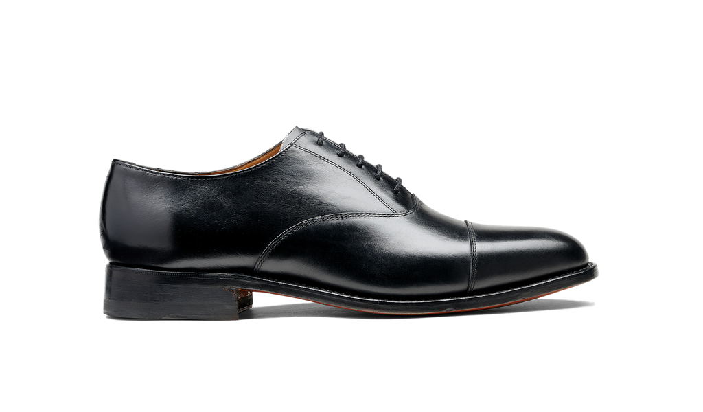 princess polly baby blue dress Teakwood Genuine Leather Black Oxford Shoes – Teakwood Leathers main image 1