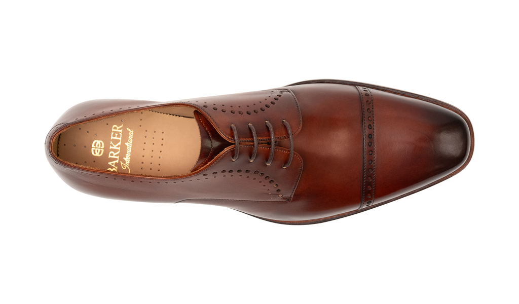 Noah Brown Hand Patina Barker Shoes UK