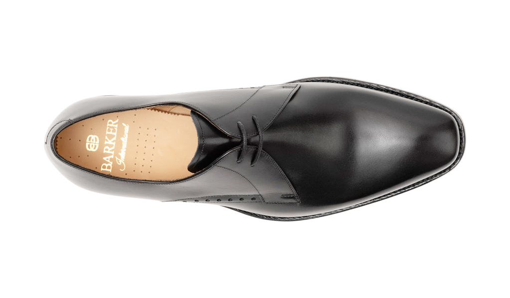 BARKER 927836 (NAIRN) 9/F Black CALF Warner - Black Calf | Barker