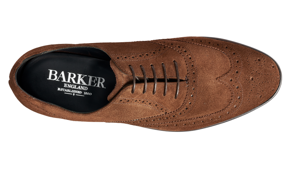 Chancery Castagnia Suede Barker Shoes UK