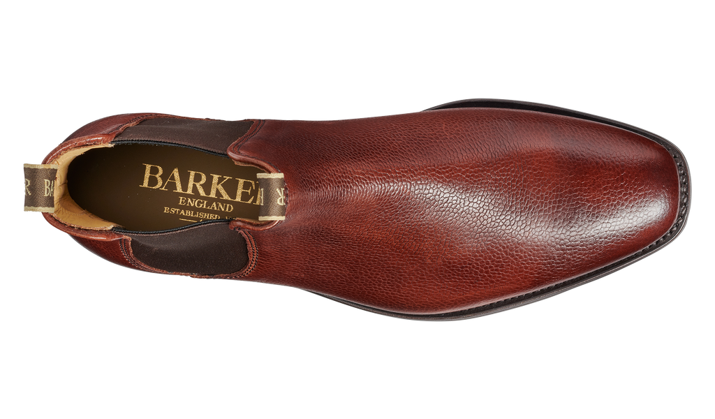 Mansfield Cherry Grain Mens Boot Barker Shoes UK