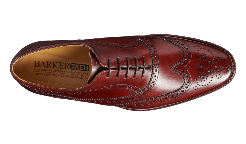 Turing - Cherry Calf | Barker Shoes UK