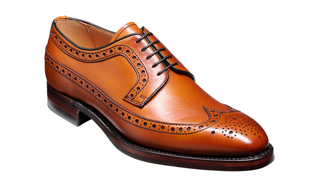 Calvay - Cedar Grain Longwing | Mens Brogue | Barker Shoes UK