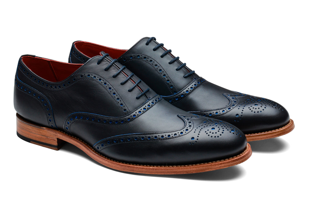 Brando 2 - Navy Calf Blue Punch, view 1