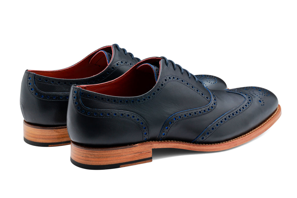 Brando 2 - Navy Calf Blue Punch, view 3
