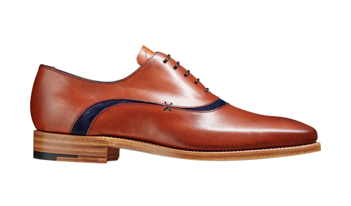Emerson - Antique Rosewood Navy Suede