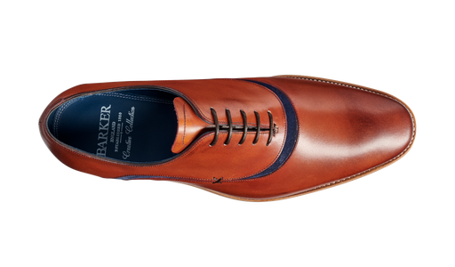 Emerson - Antique Rosewood Navy Suede