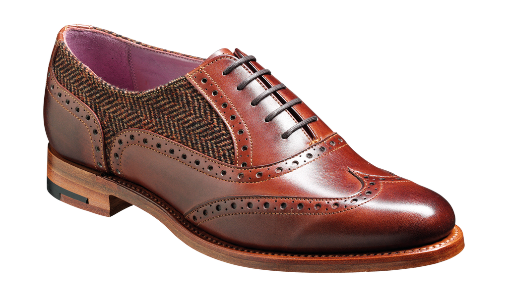 Freya Walnut Calf Brown Tweed