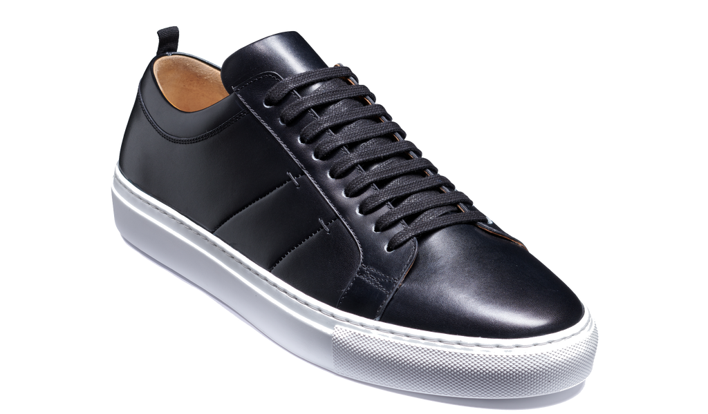 Greg Black Calf White Sole Barker Shoes UK