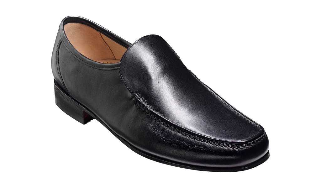 BARKER 927836 (NAIRN) 9/F Black CALF Warner - Black Calf | Barker