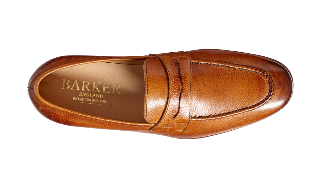 Loafer Shoes Barker Penny Loafers Ledley Cedar Grain Mens Loafer