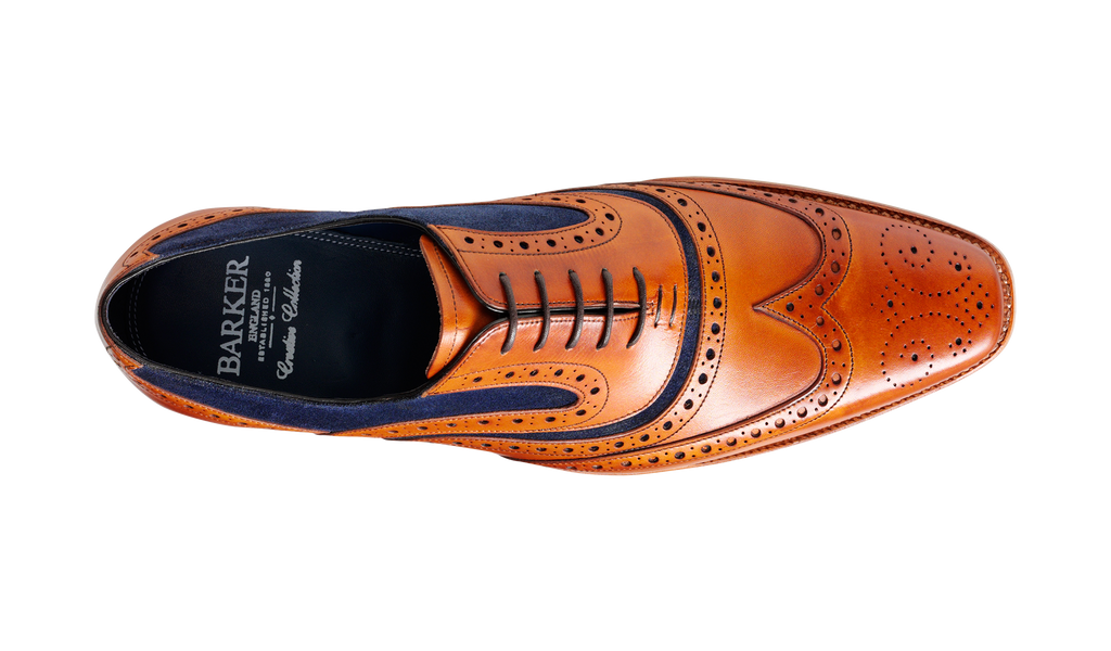 McClean Cedar Calf Blue Suede