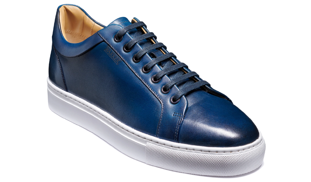 Sam Navy Hand Painted