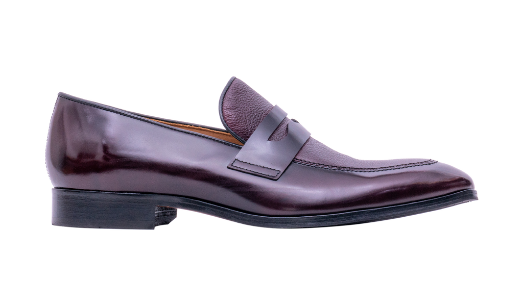 Wine online colour loafers