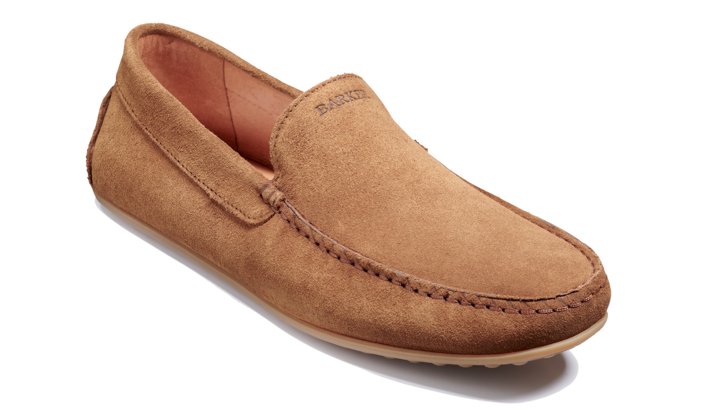 Stirling Camel Suede Barker Shoes UK - Main Image