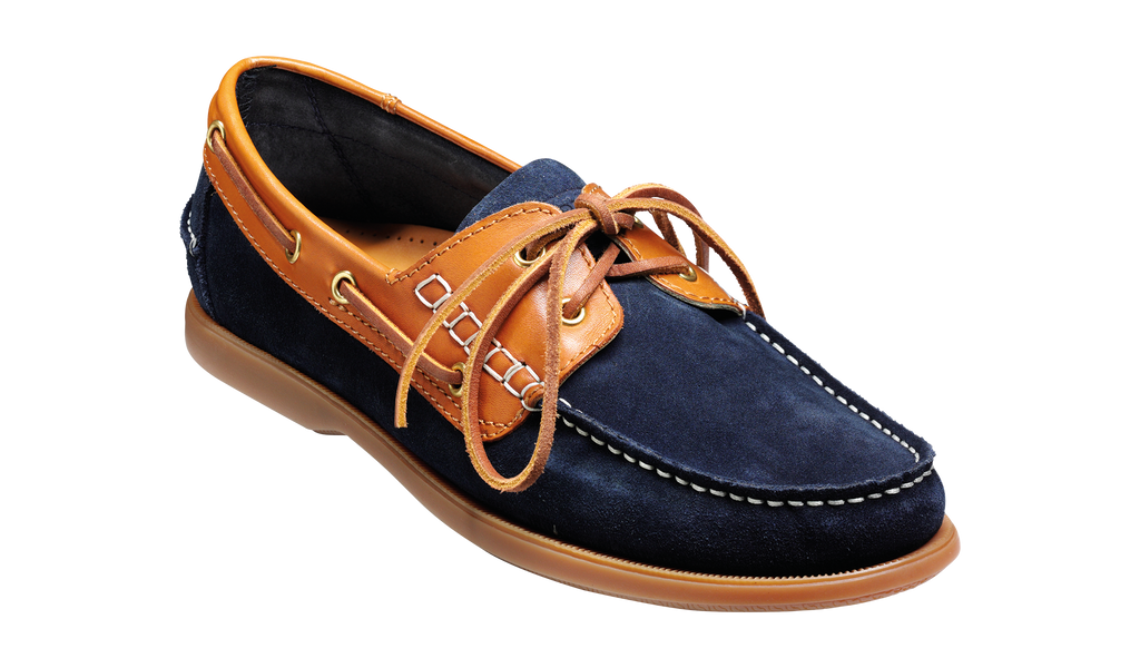 Wallis Navy Blue Suede Cedar Collar