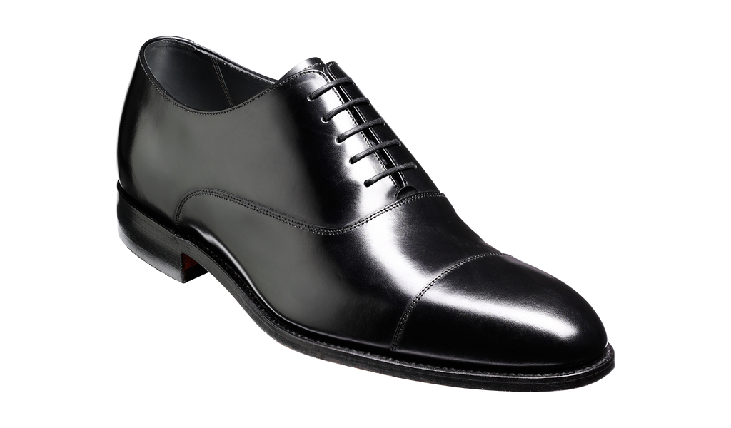Winsford Black Hi-Shine Shoe Men's Oxford Leather Shoes Barker