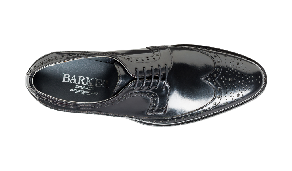 BARKER バーカー　WOODBRIDGE BLAC POLISH 28cm Woodbridge - Black Hi-Shine | Mens Derby Shoes | Barker Shoes UK