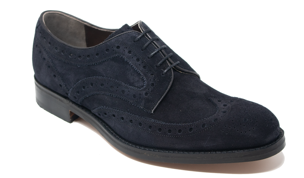 Blair Navy Suede