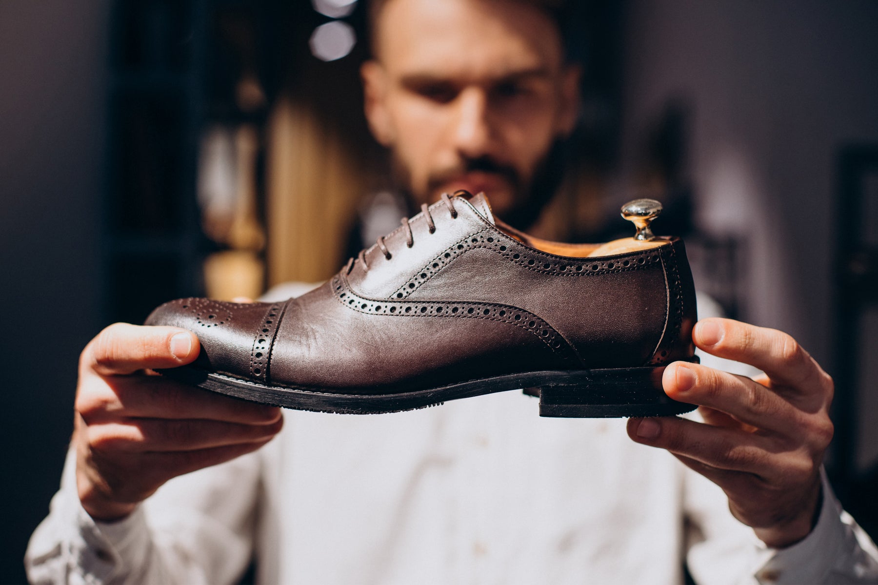 Men burgundy suit, bow tie and vintage leather shoes Background Stock  Photos | Creative Market