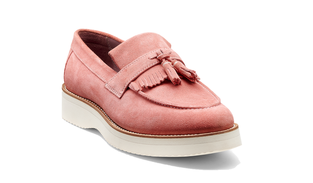 Abbie - Pink Suede