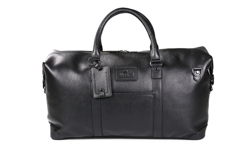 Carlisle Holdall - Black Coach Pebble Print