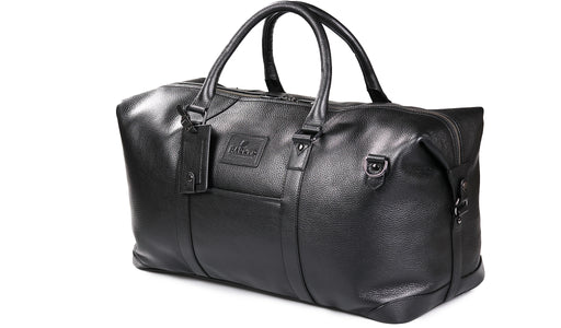 Carlisle Holdall - Black Coach Pebble Print