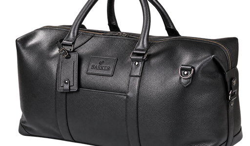 Carlisle Holdall - Black Coach Pebble Print