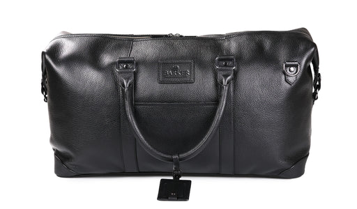 Carlisle Holdall - Black Coach Pebble Print