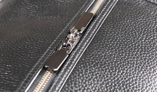 Carlisle Holdall - Black Coach Pebble Print