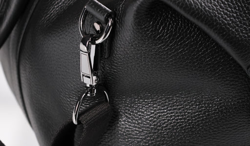 Carlisle Holdall - Black Coach Pebble Print