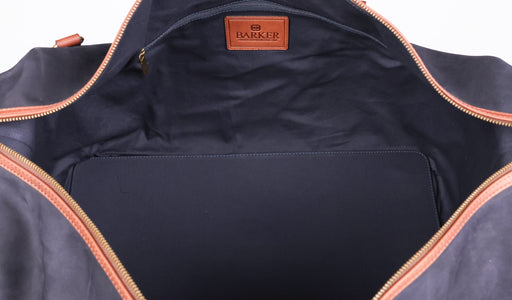 Carlisle Holdall - Navy Nubuck Brn Waxy Vintage