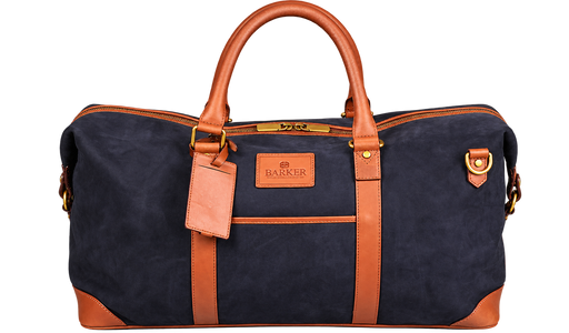 Carlisle Holdall - Navy Nubuck Brn Waxy Vintage