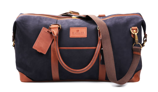 Carlisle Holdall - Navy Nubuck Brn Waxy Vintage